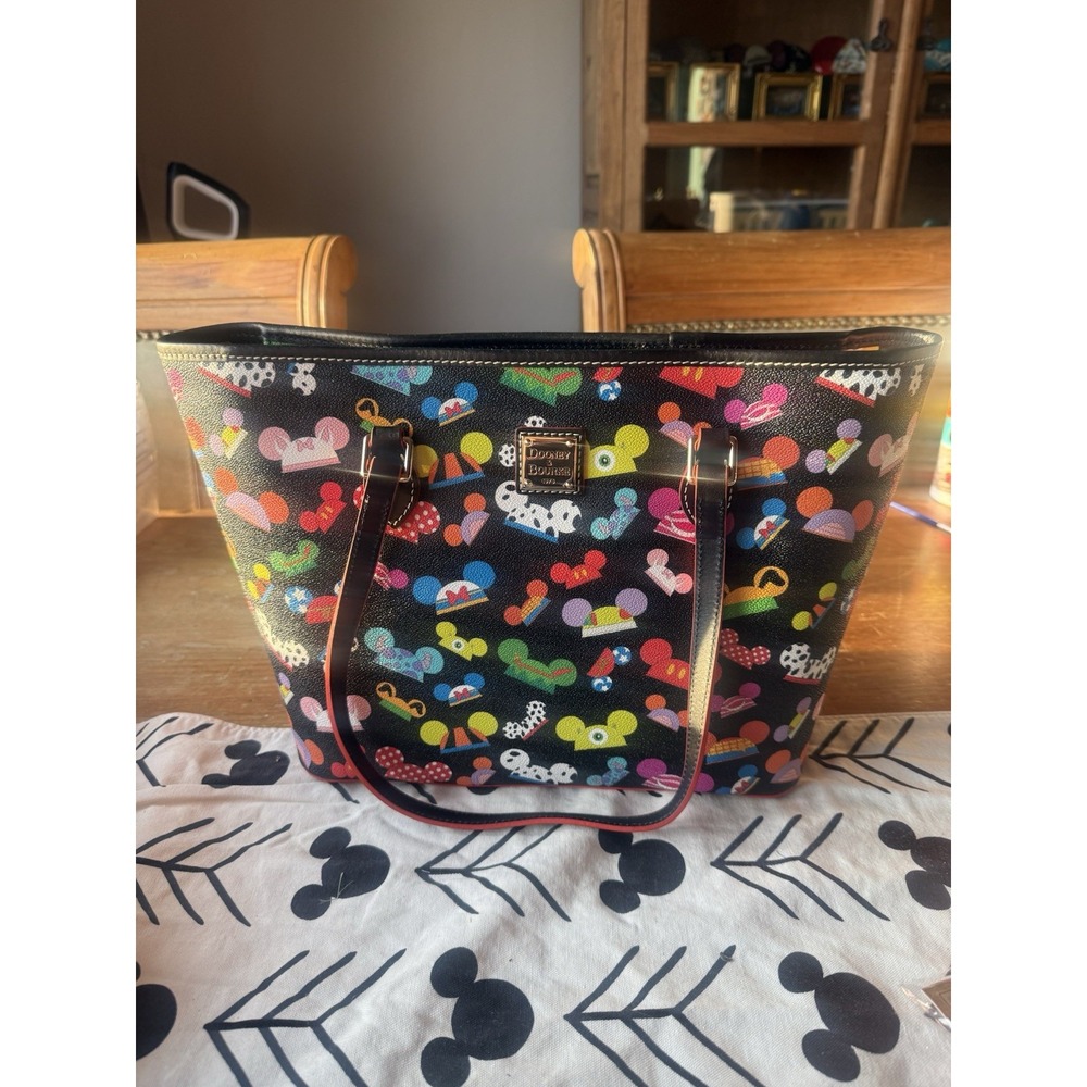 2025 Disney Dooney & Bourke Mickey Ear Hat Characters Tote Bag Purse A NWT